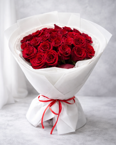 Букет "25 червоних троянд експлоер"