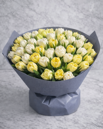 Букет  51 Піоновидний тюльпан